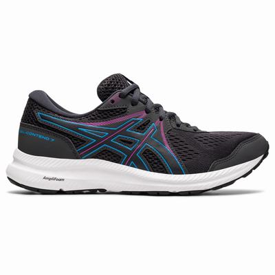 Női Asics Gel-Contend 7 Futócipő AS8601495 MélySzürke/Világos Türkiz